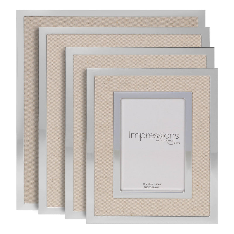 IMPRESSIONS SILVER FINISH PHOTO FRAMES - Giftworks