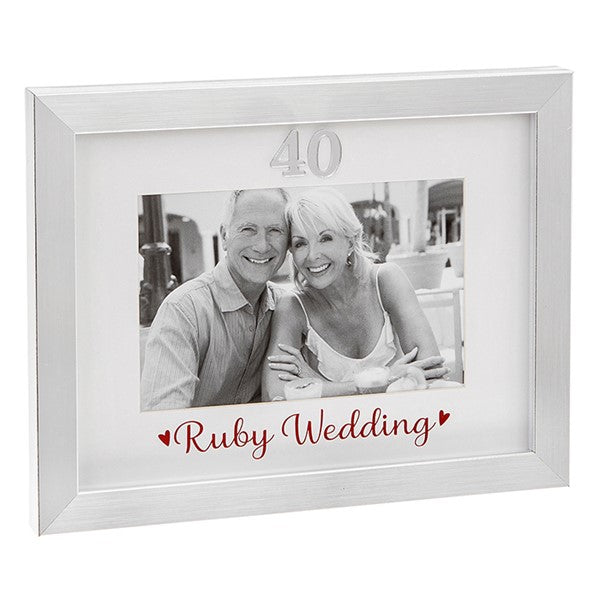 Ruby Silver Event Frame Wedding 6x4