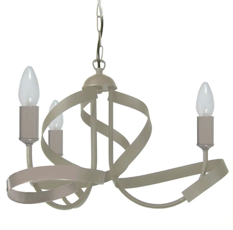 MONACO CHANDELIER - TAUPE (PRE ORDER FOR LATE SEPTEMBER) - Giftworks