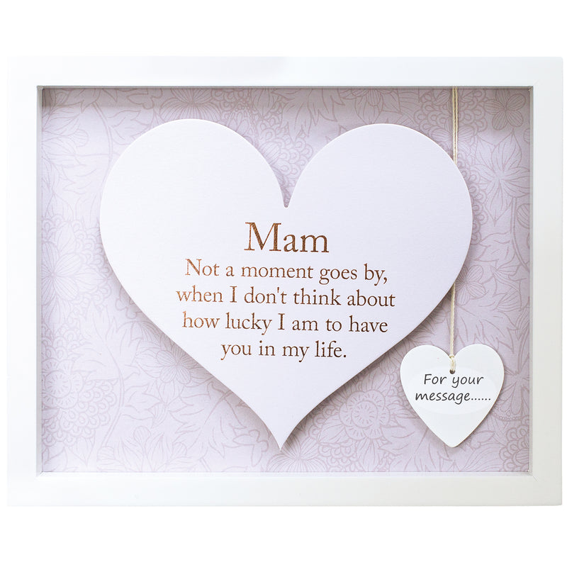Said with Sentiment ‘Mam’ Heart Frame - Giftworks