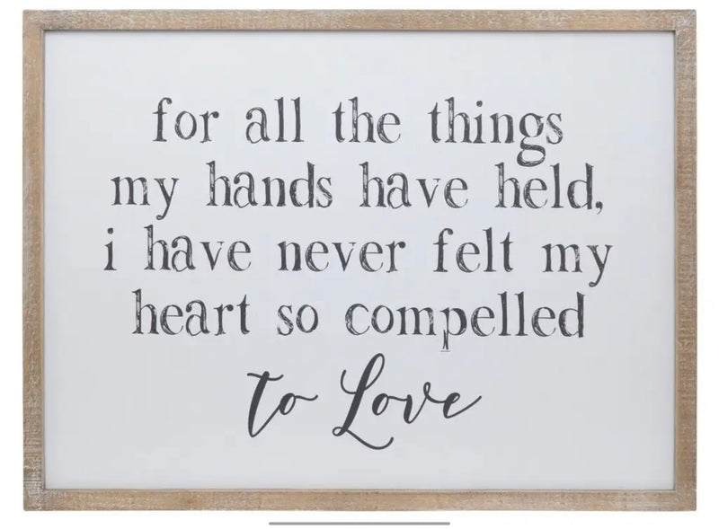 Compelled to Love Wall Décor 24"x31" - Giftworks
