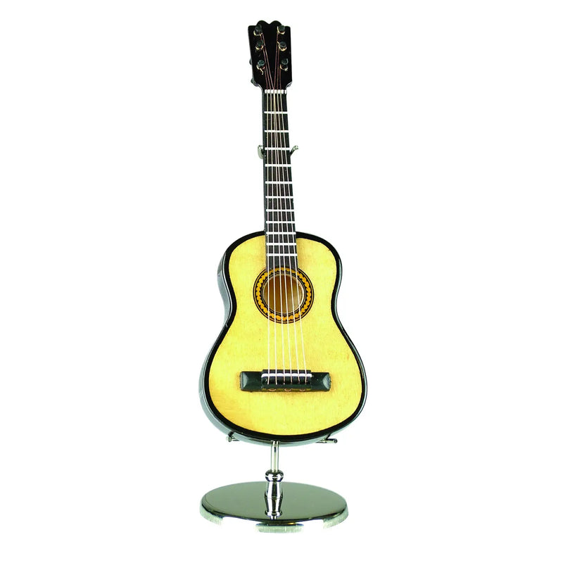 Steel String Guitar with Pick Guard Miniature Music Gift - Giftworks