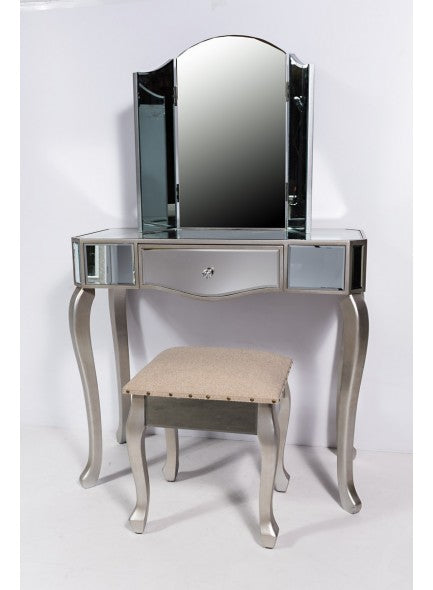 MIRRORED DRESSING TABLE SET