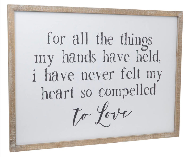 Compelled to Love Wall Décor 24"x31" - Giftworks