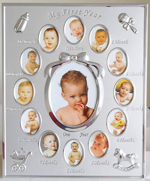 Celebrations Baby’s First Year Collage Photo Baby Frames - Giftworks