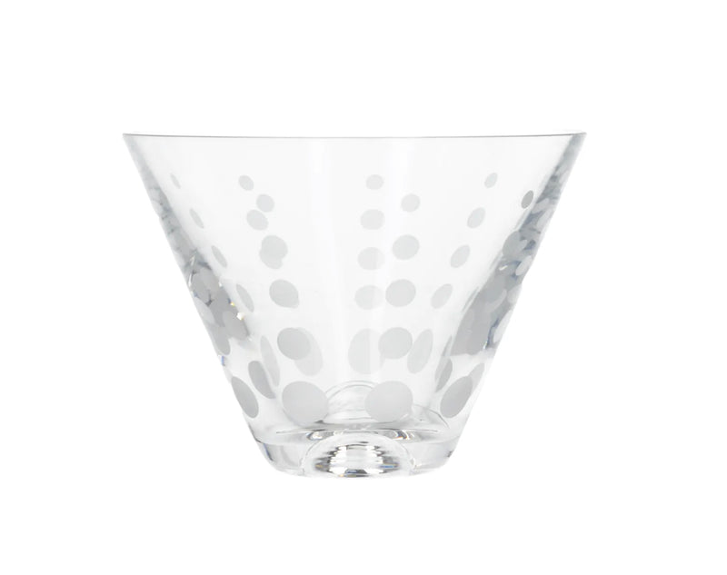 4 Stemless Martini Glasses (Pre Order For Late October) - Giftworks