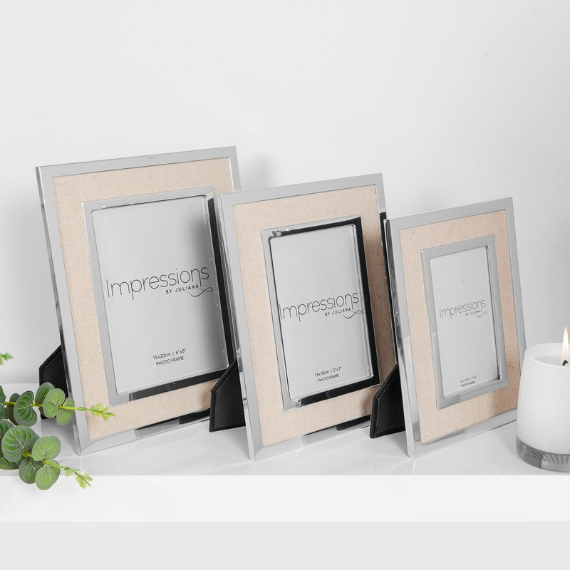 IMPRESSIONS SILVER FINISH PHOTO FRAMES - Giftworks