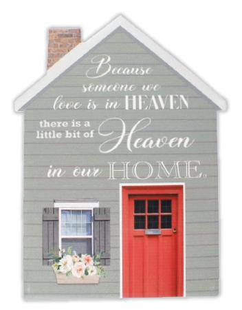 Heaven In Our Home Porcelain Memorial Gifts Plaque - Giftworks