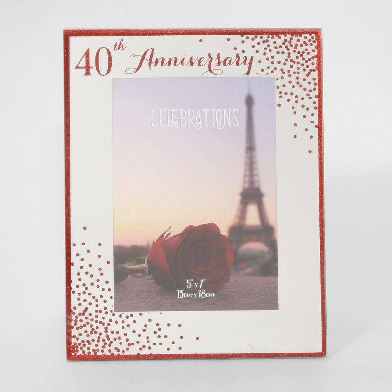 40th wedding Anniversary gift Frame - Giftworks