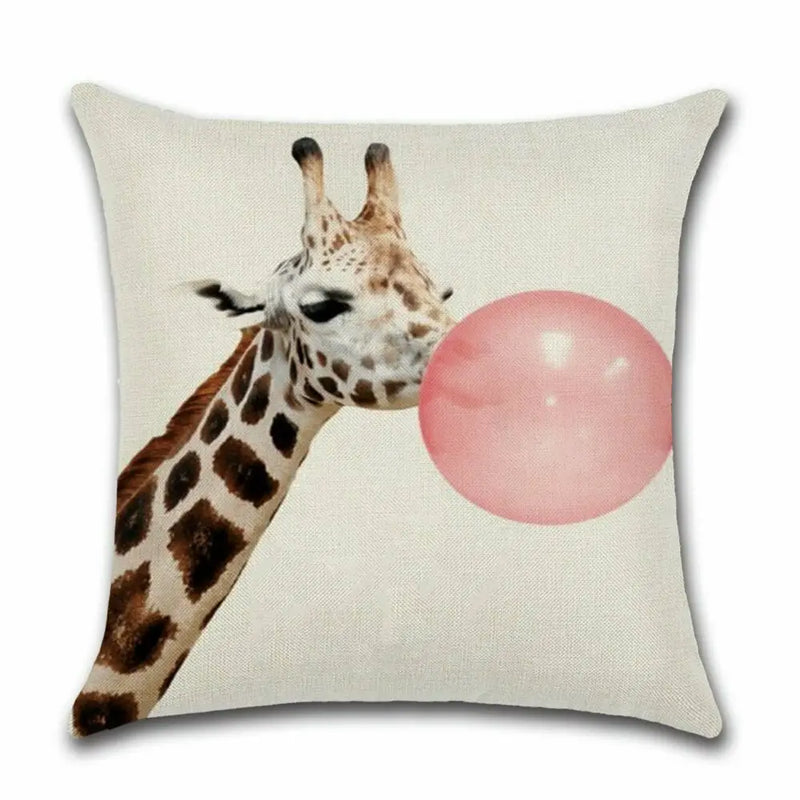 Cushion Cover Animal Party - Girafe - Giftworks