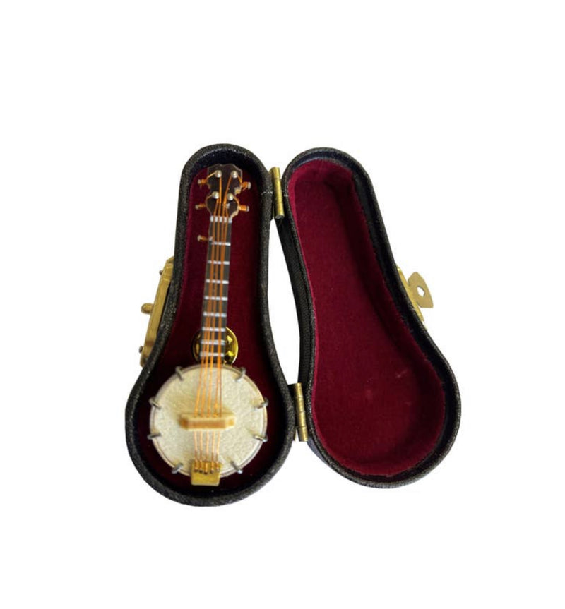 Banjo Pin With Case Music Gift