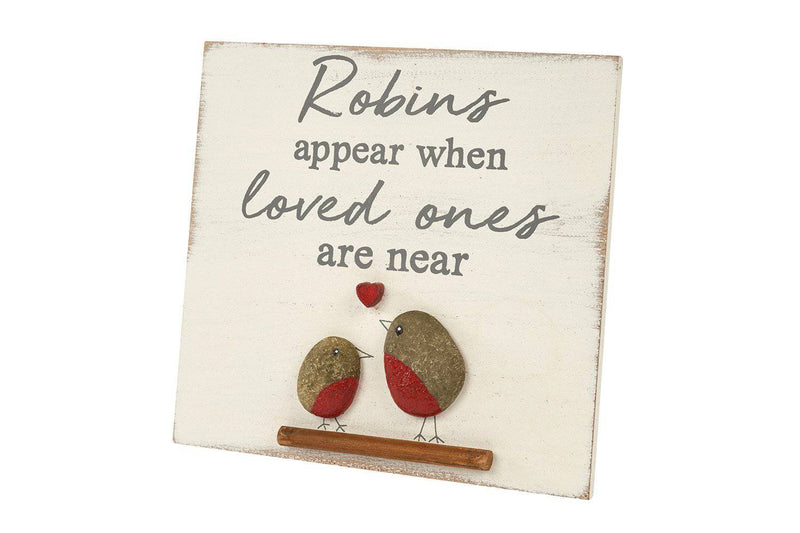 ROBIN GIFTS PEBBLE PLAQUE - Giftworks