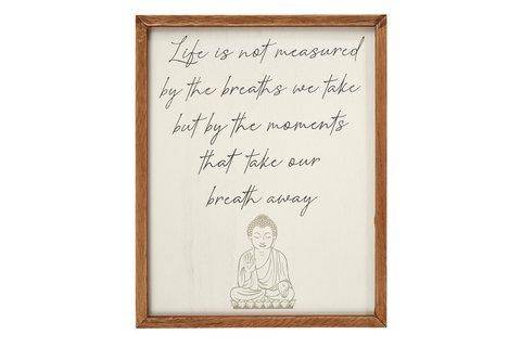 Buddha Wall Plaque Sign - Giftworks