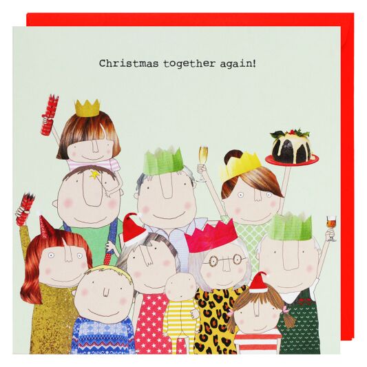 Rosie Made A Thing  "Christmas Together Again" Christmas Card - Giftworks