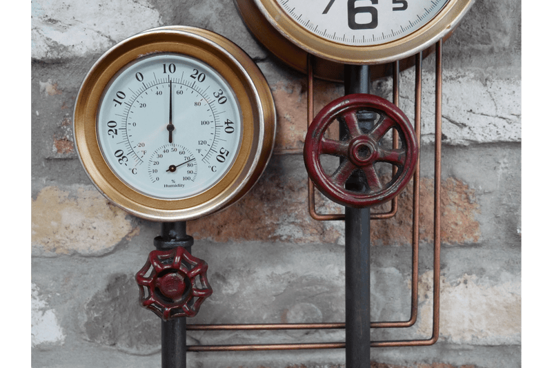 Industrial Rustic Pipe Clock - Giftworks