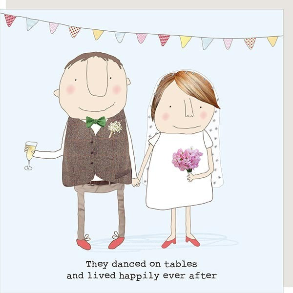 Rosie Made A Thing "They danced on tables and lived happily ever after” Greeting Card - Giftworks