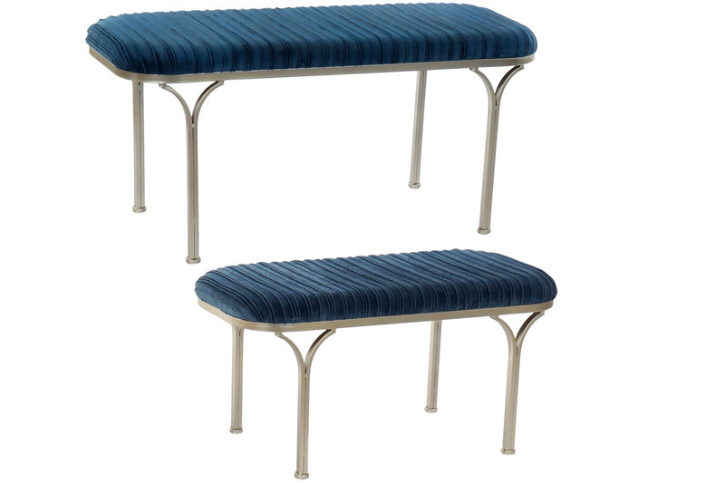 SHOE-REMOVING CHAIR SET 2 POLYESTER 101X42X47,5 - Giftworks