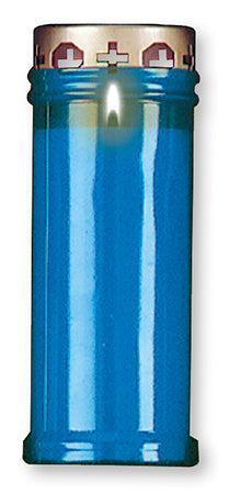 Blue Memorial Candle