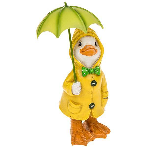 Puddle Duck With Brolly Tall - Giftworks