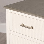 Lucia 3 Drawer locker pearl - Pearl White - Giftworks