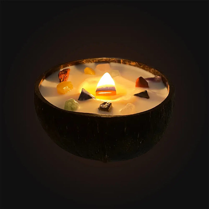Chakra Gemstones Candle