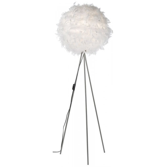 Ducky White Feather Light Floor Lamp - Giftworks