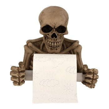 Skull Toilet Paper Holder - Giftworks
