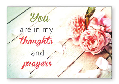 Post A Plaque With Envelope “You Are In My Thoughts And Prayers” - Giftworks
