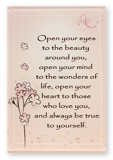 OPEN YOUR EYES PLAQUE - Giftworks