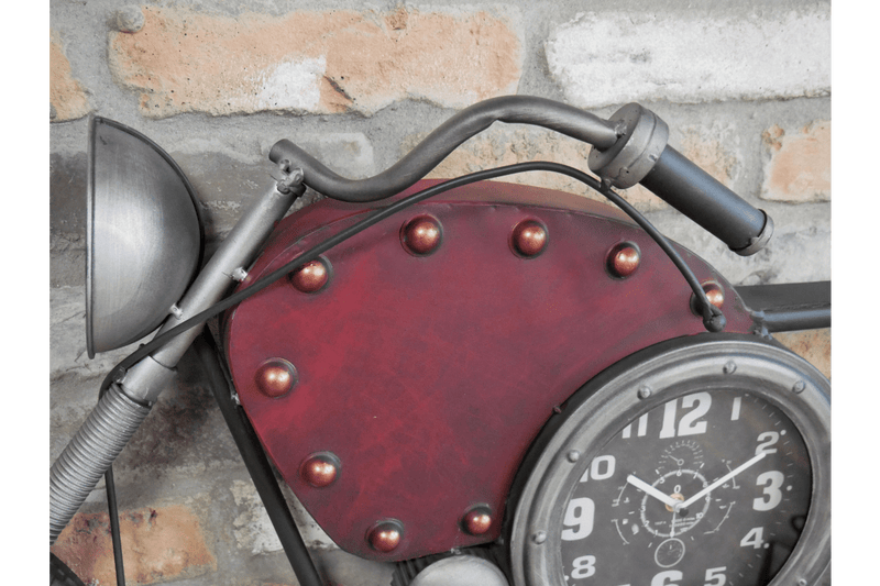 Vintage Motorbike Clock -Gifts For Men - Giftworks