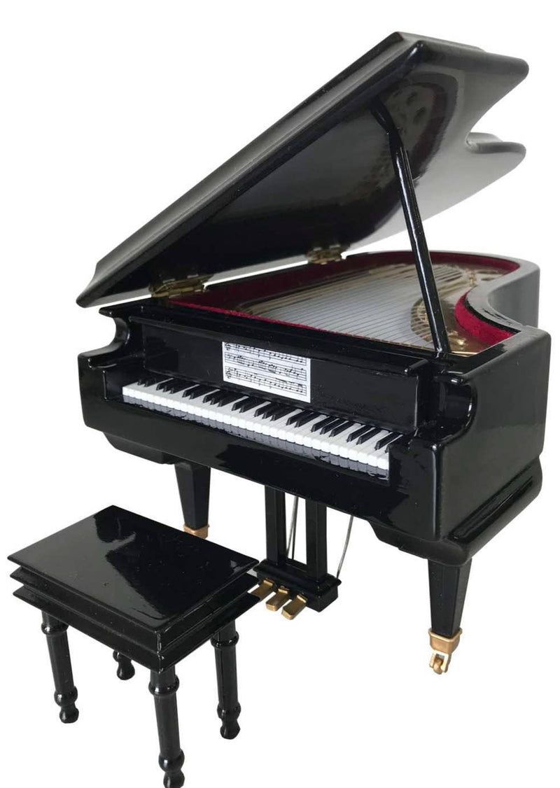 Piano Miniature With Case Music Gift