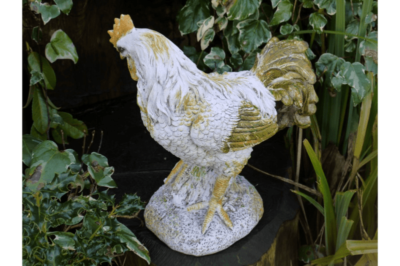 Resin Garden Cockerel Ornament - Giftworks