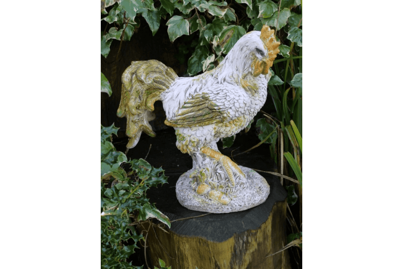 Resin Garden Cockerel Ornament - Giftworks